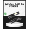 Odak Ayarlı 2000 Lümen Şarjlı LED El Feneri