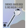 Paslanmaz Çelik Çok Fonksiyonlu El Duş Başlığı – 3 Modlu Püskürtme Seçeneği