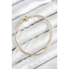 Pirinç Charm Topcuk Model Gold Renk Kadın Bileklik