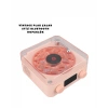Retro Bluetooth Hoparlör PEMBE