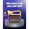 Solar Enerjili Alev Lambası – El Feneri ve Dekoratif Işık