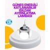 Solar Enerjili Katlanabilir Led Kamp ve Bahçe Lambası