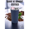 Taşınabilir Kahve & Baharat Öğütücü, Kolay Temizlenebilir ve Uzun Ömürlü Paslanmaz Çelik