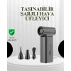Taşınabilir Şarjlı Güçlü Hava Üfleme Aleti Çok Yönlü Kullanım