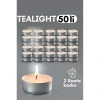 Tealight Mum 50 Adet - Kokusuz Dekoratif Mum