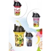 Tedy Pipetli Çocuk Içecek Bardağı Desenli Bardak 300ml