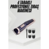Tıraş Makinesi 4 Başlıklı Paslanmaz Çelik lı Tüm Saç Tiplerine Uygun