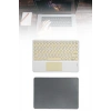 Touchpad Tüm Cihazlara Uyumlu Bluetooth Klavye Touchpad Slim Kablosuz Wifi Q Klavye