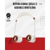 USB Şarjlı Katlanabilir Boyun Fanı | 3 Kademeli, Sessiz ve Taşınabilir Tasarım