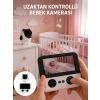Uzaktan Kontrollü Bebek Kamerası Ninni ve Zoom Özellikli