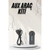 Yeni Nesil Bluetooth Aux Araç Kiti Siyah TV Tablet Telefon Araç Araba