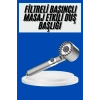 Yeni Nesil Duş Başlığı Paslanmaz Çelik Masaj Etkili Ergonomik Tasarım Su Basınçlı