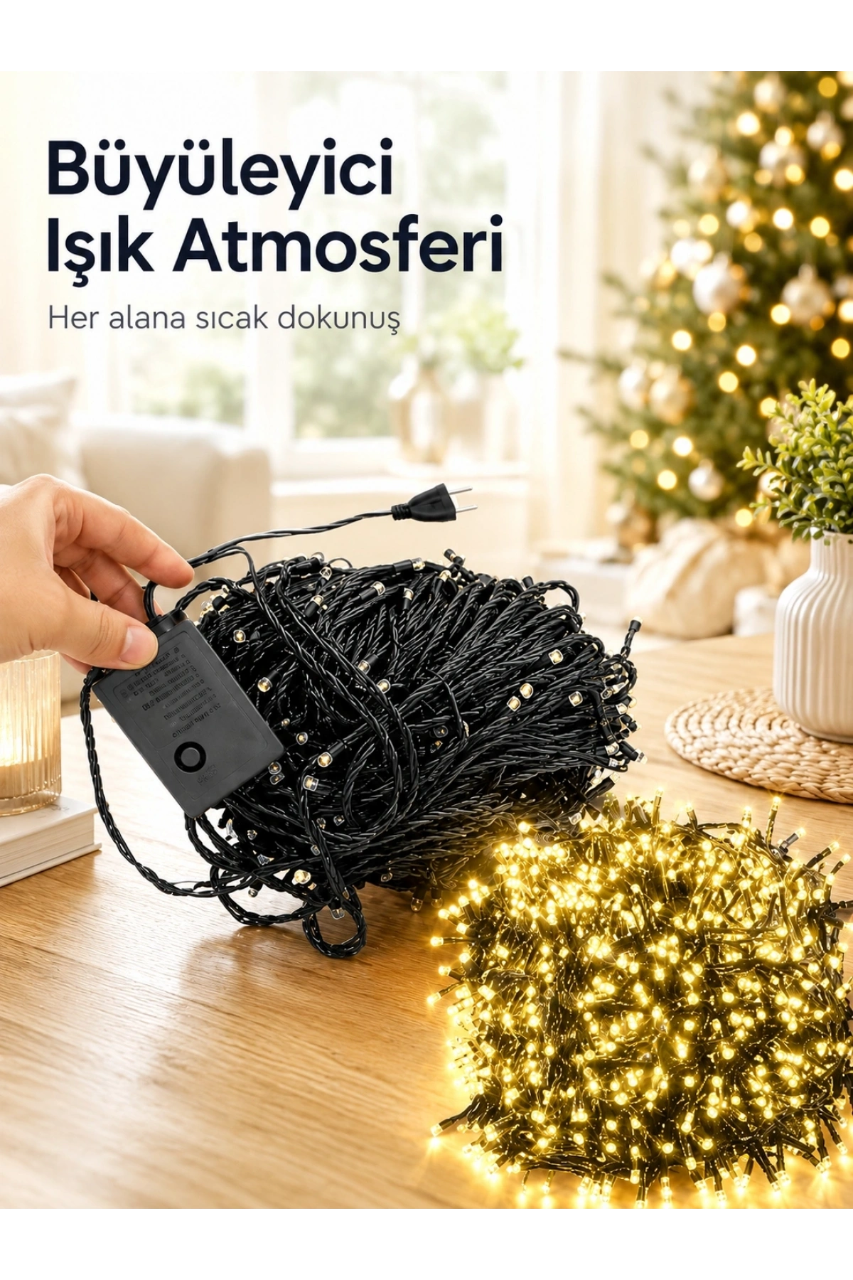 10 Metre Şerit Led Gün Işığı Led Işık Süsleme Parti Malzemesi Konsept