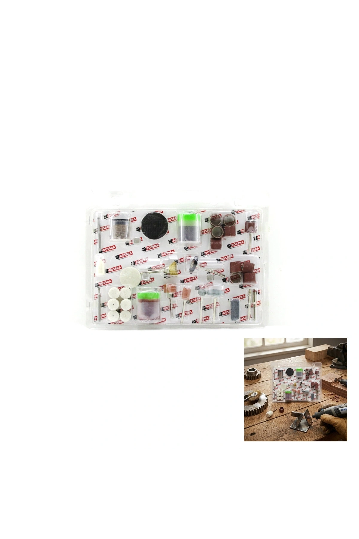 105PCS TAŞLAMA FIRÇALAMA SETİ BSR-327 (5047)