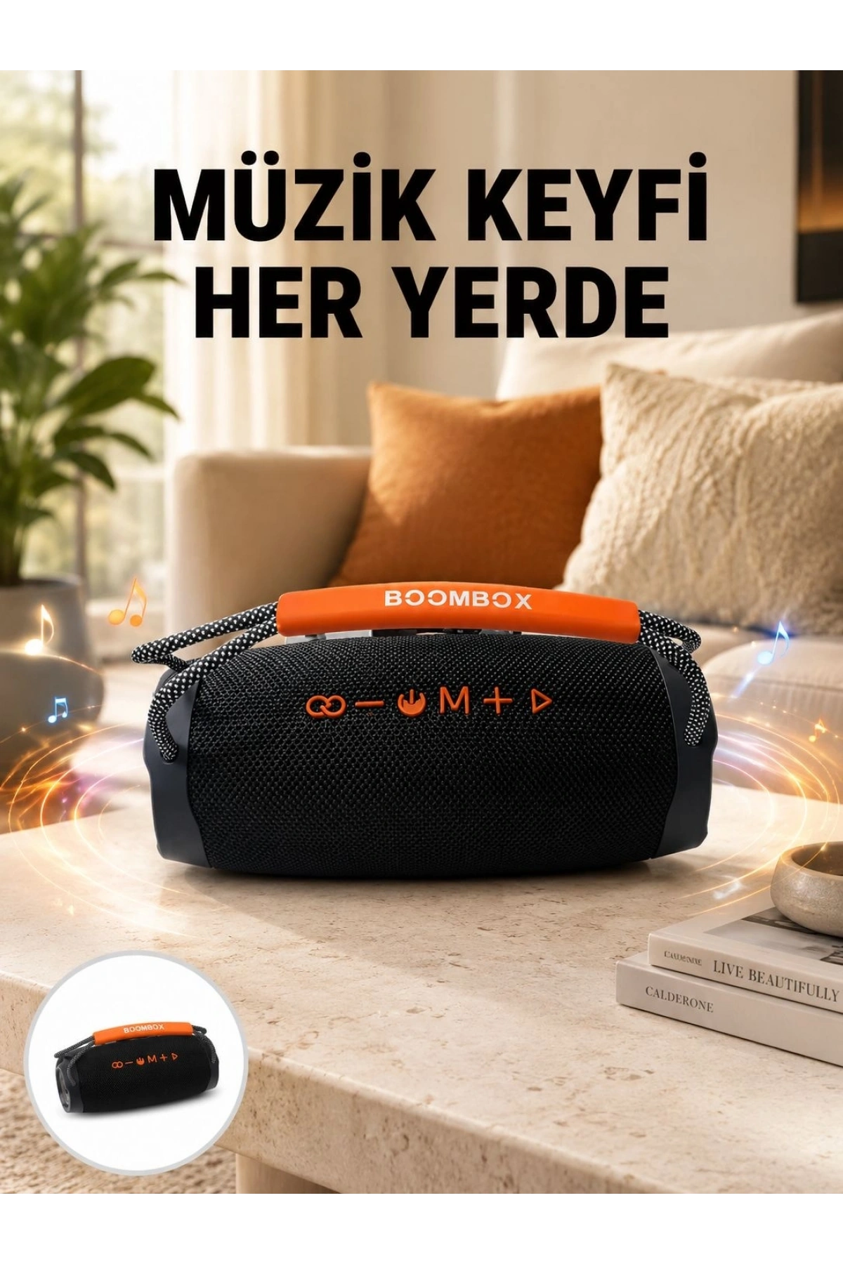 10W Çift Çıkış Güçlü Bluetooth Hoparlör Eller Serbest Yeni Nesil
