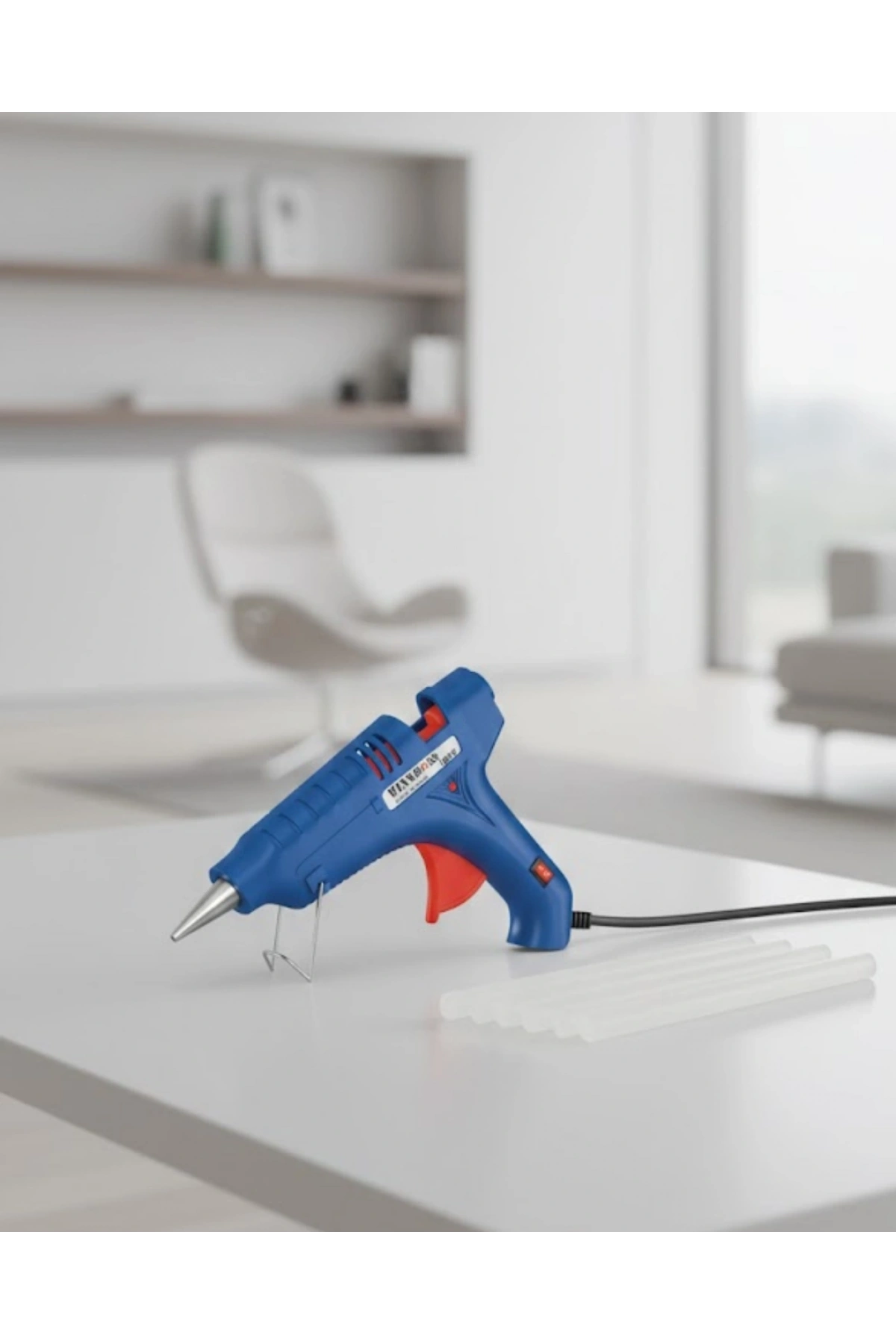 11 mm Silikon Uyumlu 100 W Güçlü Silikon Tabancası 5 Adet Silikon Hediyeli