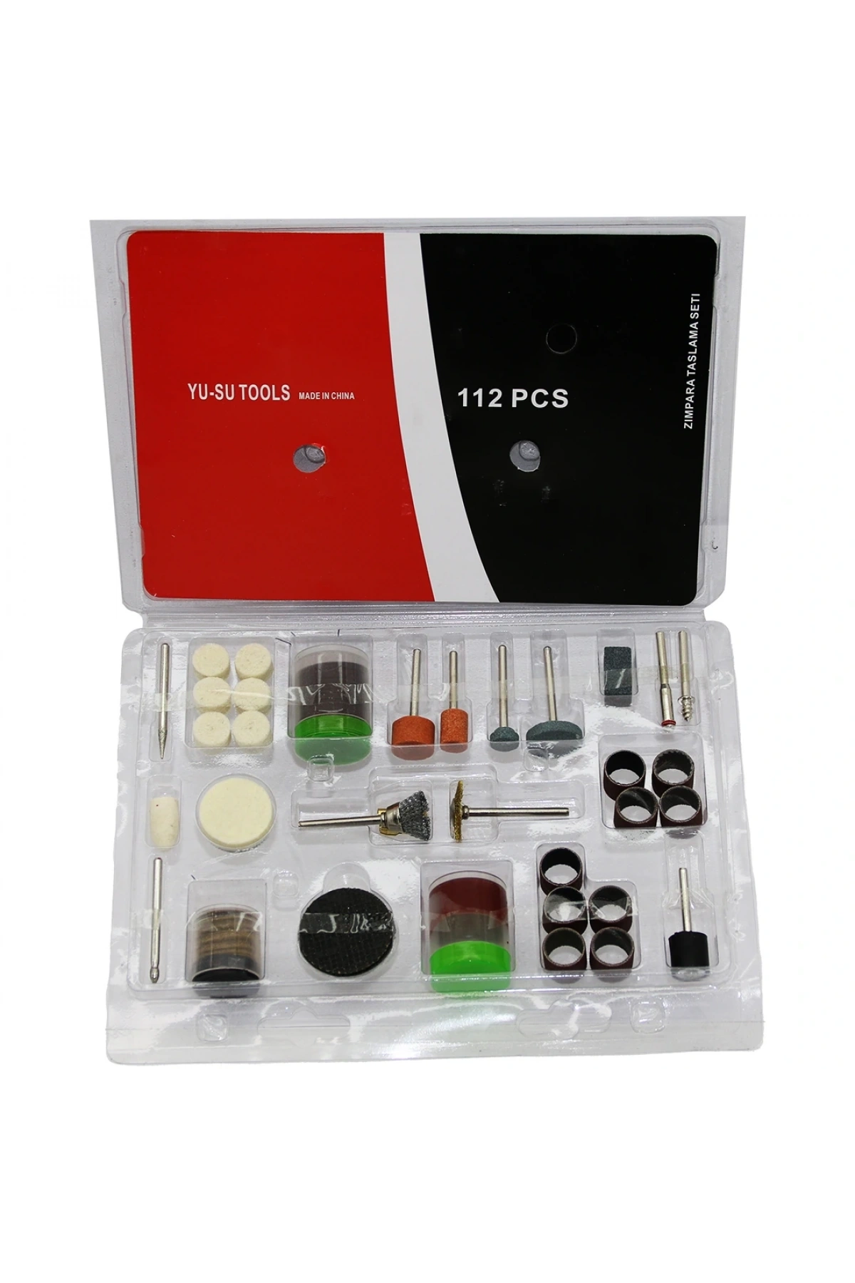 112 PARÇA  TAŞLAMA FIRÇALAMA SETİ (5047)