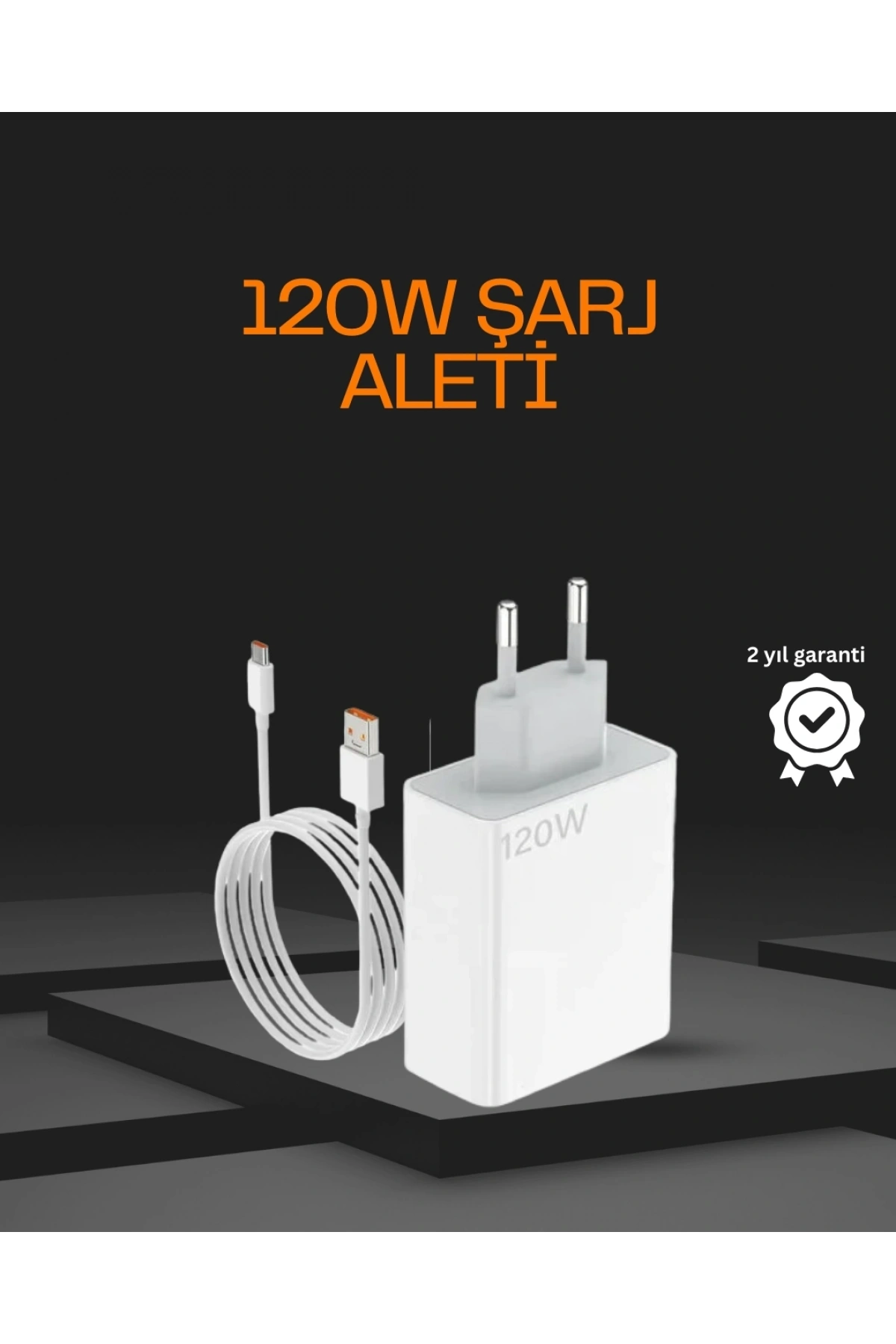 120 Watt Type C Şarj Başlığı Poco X3 X4 X5 Pro Uyumlu