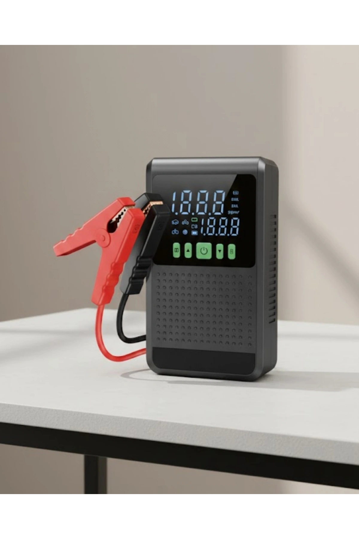 12.000 mAh Şarjlı Araç Akü Takviye ve Işıklı Hava Kompresörü