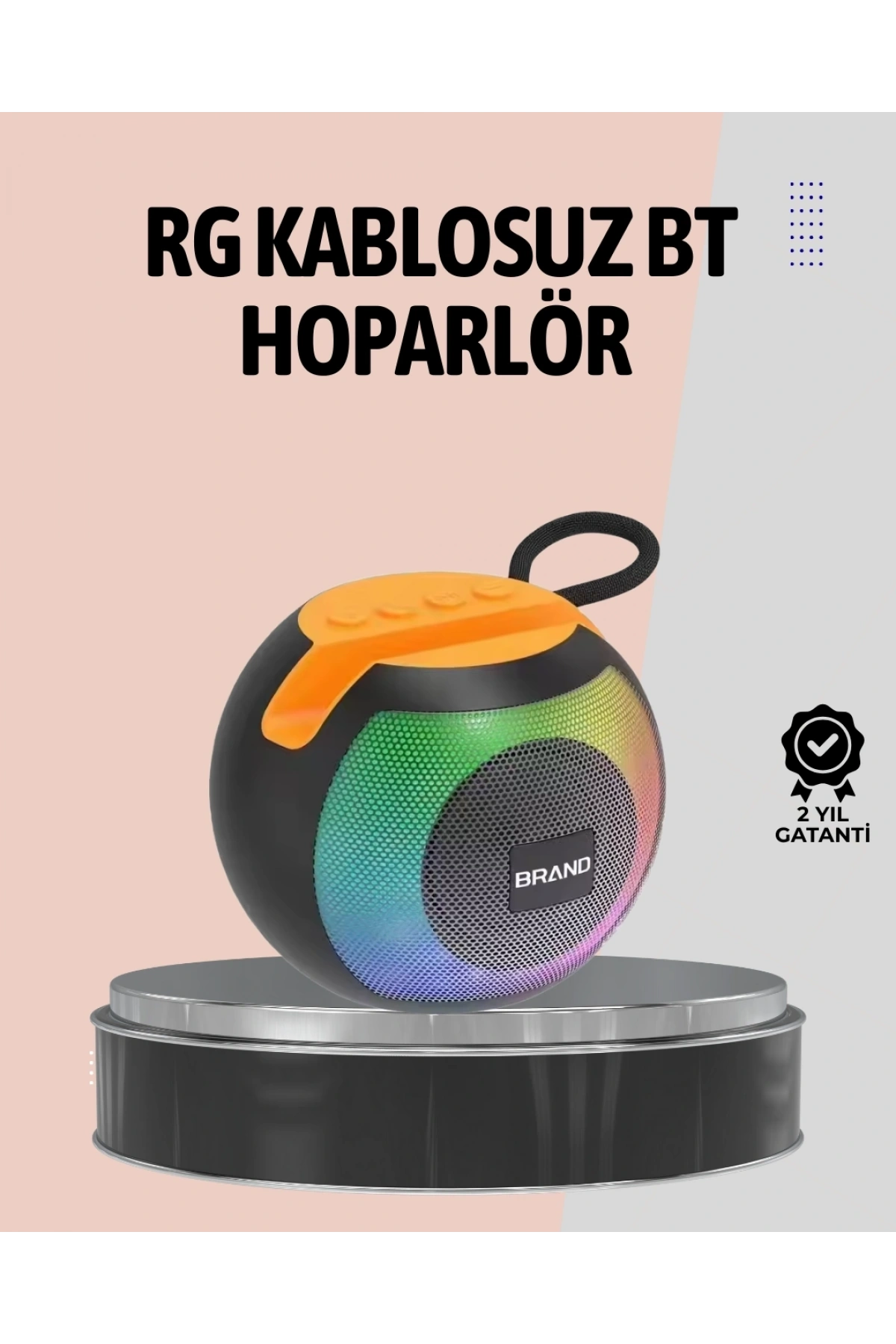 1200mAh Uzun Pil Ömürlü Bluetooth Hoparlör