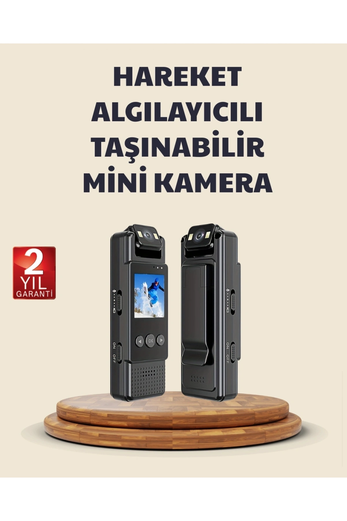 128GB Destekli Hareket Algılamalı Mini Kamera
