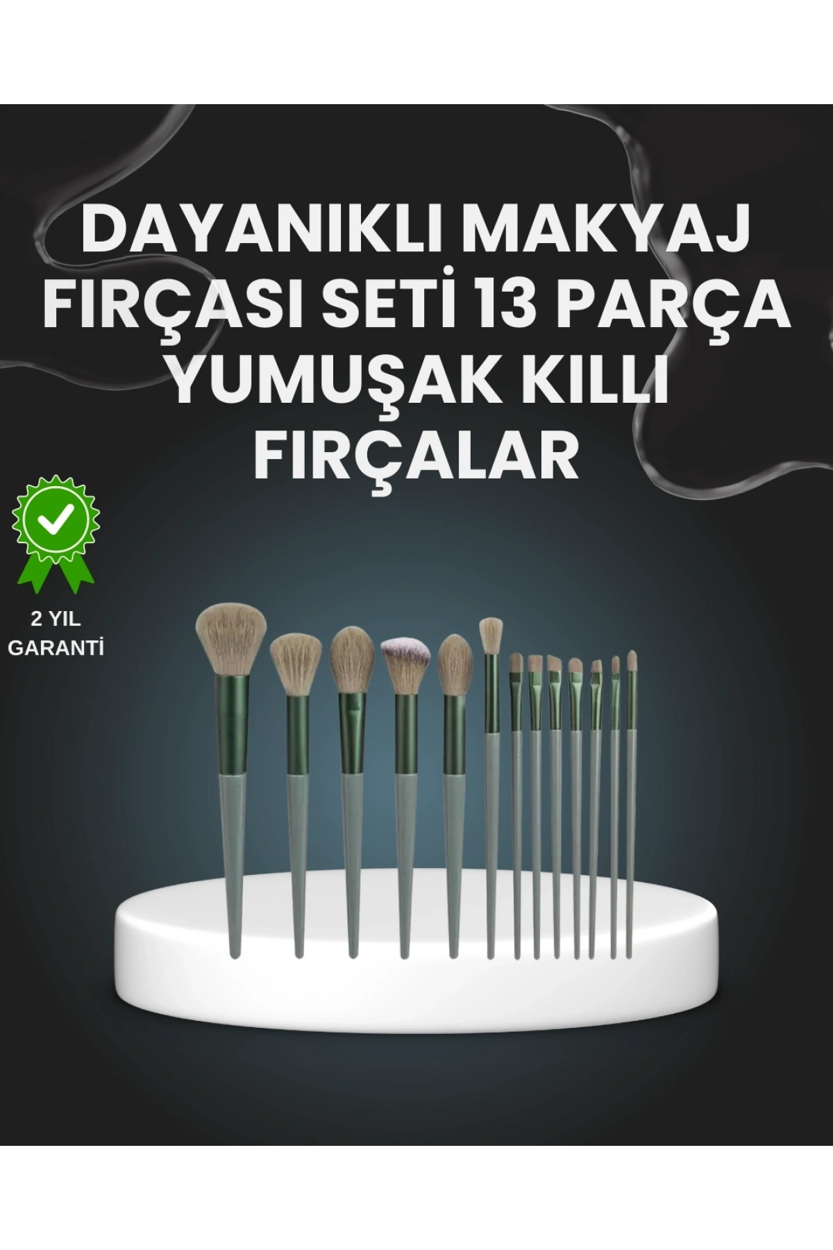 13lü Fiber Kıllı Yumuşak Makyaj Fırçası Seti Taşınabilir ve Ergonomik Tasarım