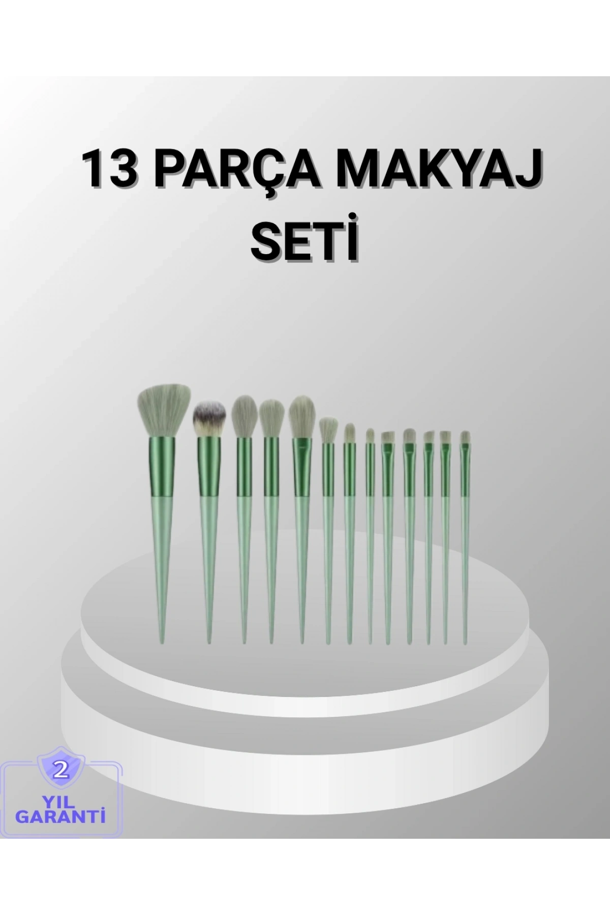 13 Parça Makyaj Fırça Seti – Ergonomik, Dökülme Yapmayan, Taşınabilir