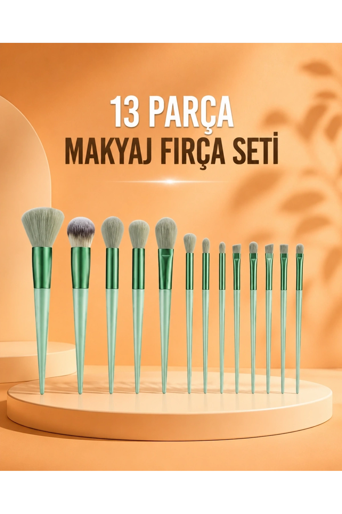 13 Parça Makyaj Fırça Seti Far Fırçası Allık Fırçası Yumuşak Uçlu