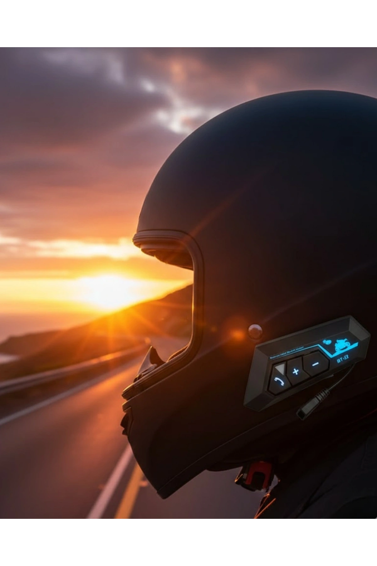 15 20 Saat Müzik Süreli Kask İçi Bluetooth Kulaklık