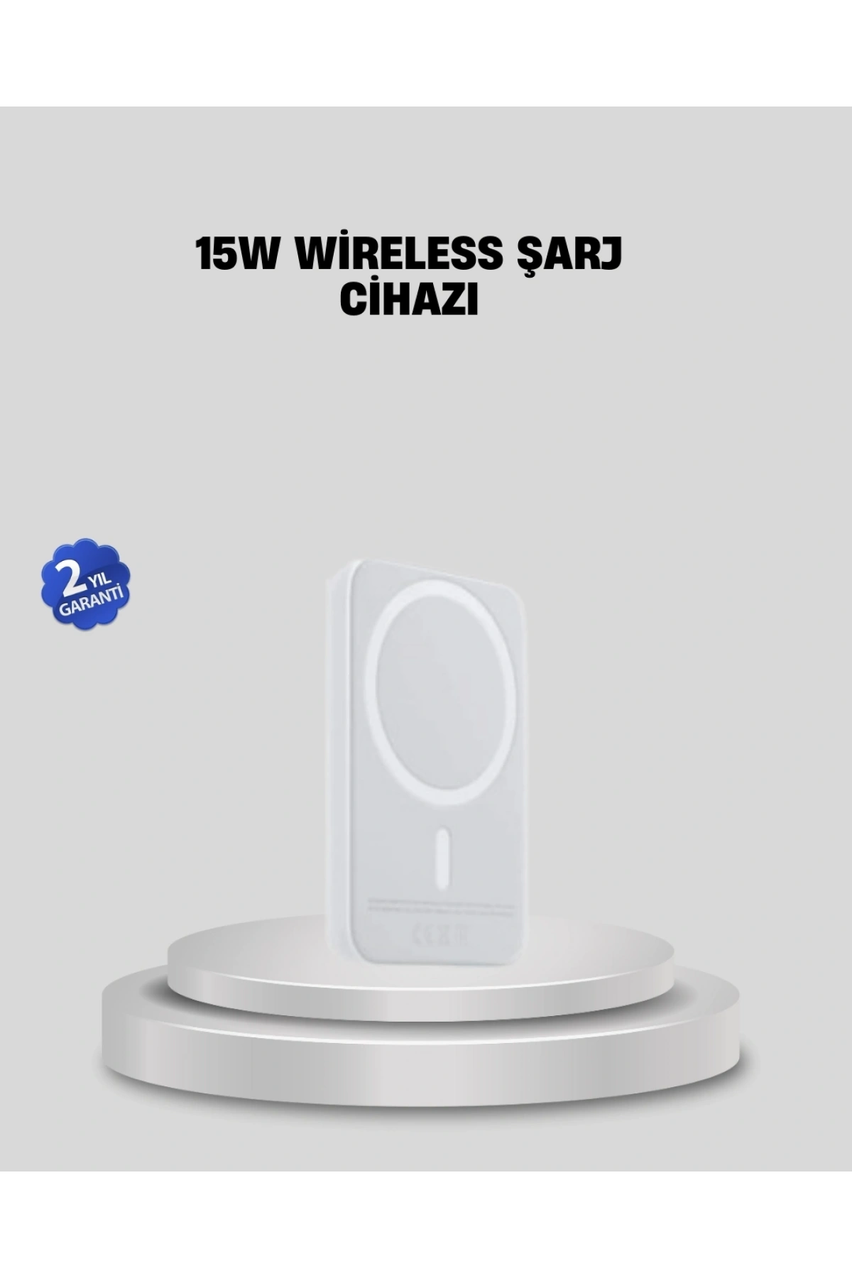 15W Araç Telefon Tutucu Kablosuz Hızlı Şarj Özellikli