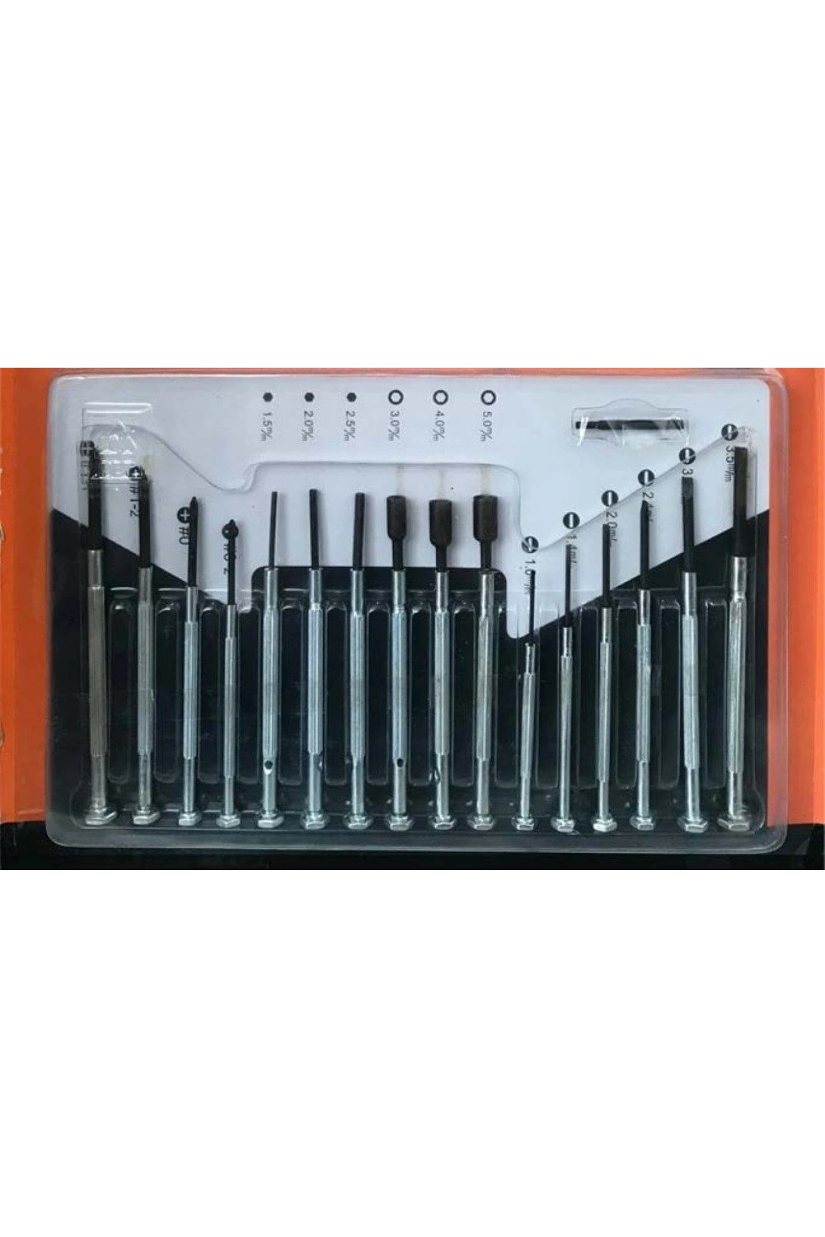 16 Parça Hassas Tornavida Seti Saatçi ve Telefoncu Tornavidası (5047)