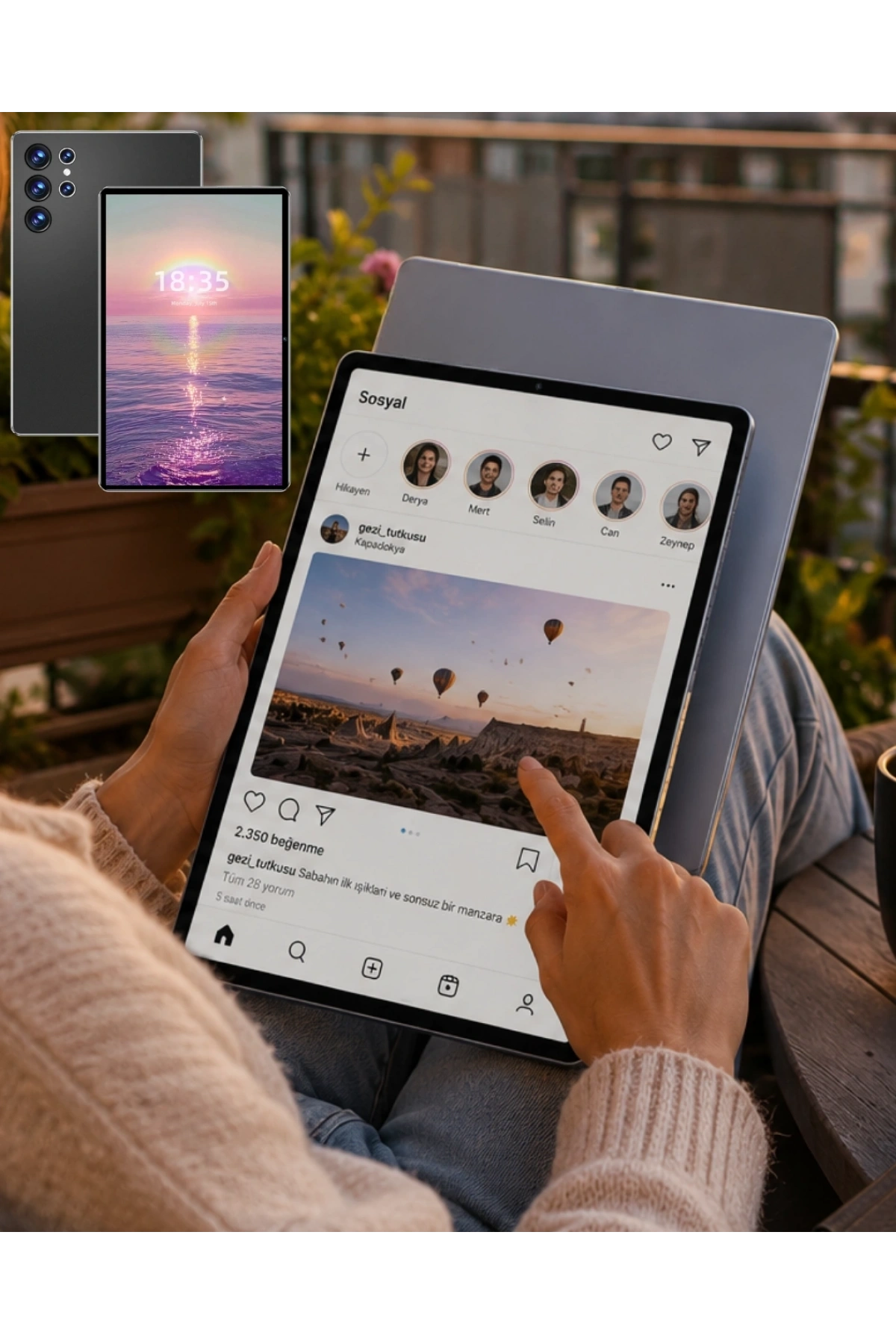 16GB RAM 1TB Tablet PC Klavyeli Kılıflı Kalemli Tablet Seti