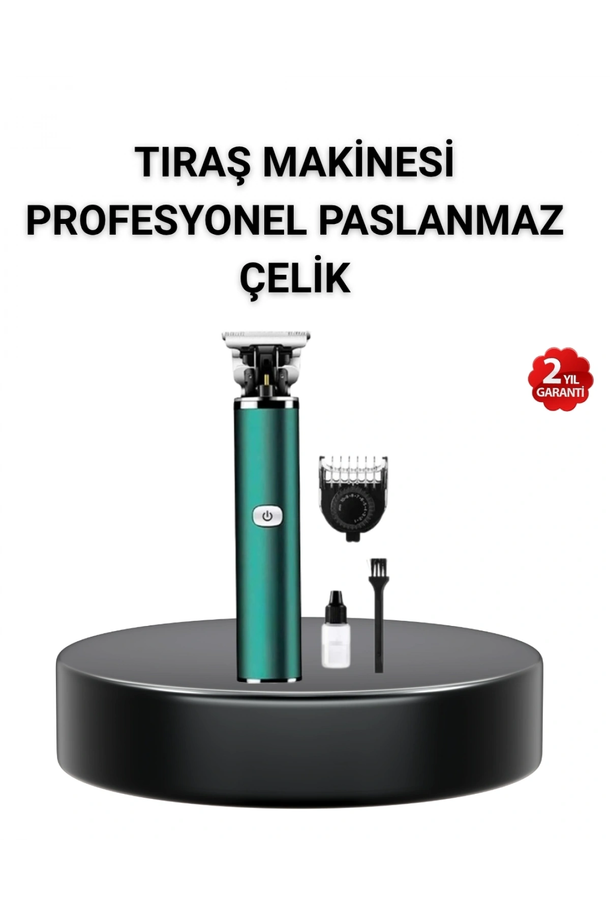 180 Dakika Kullanım Süreli Şarjlı Tıraş Makinesi – Hızlı Şarj, USB Girişli, Yüksek Kapasiteli