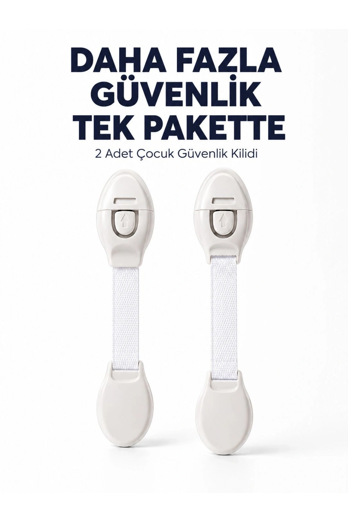 2 Adet Güçlü Yapışkanlı Çocuk Güvenlik Kilidi