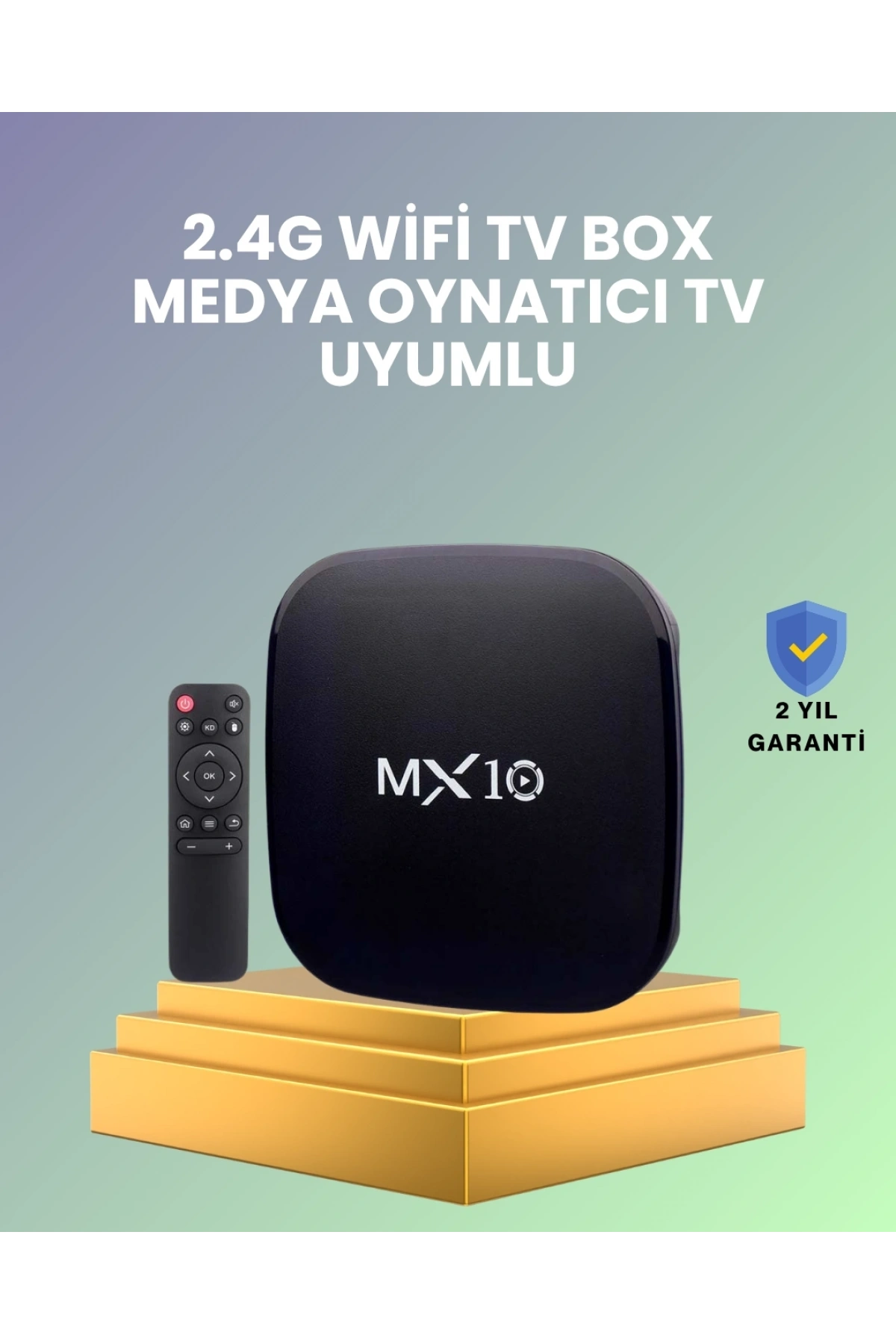 2 GB RAM 8 GB Hafıza 4K Video Destekli Android Medya Cihazı