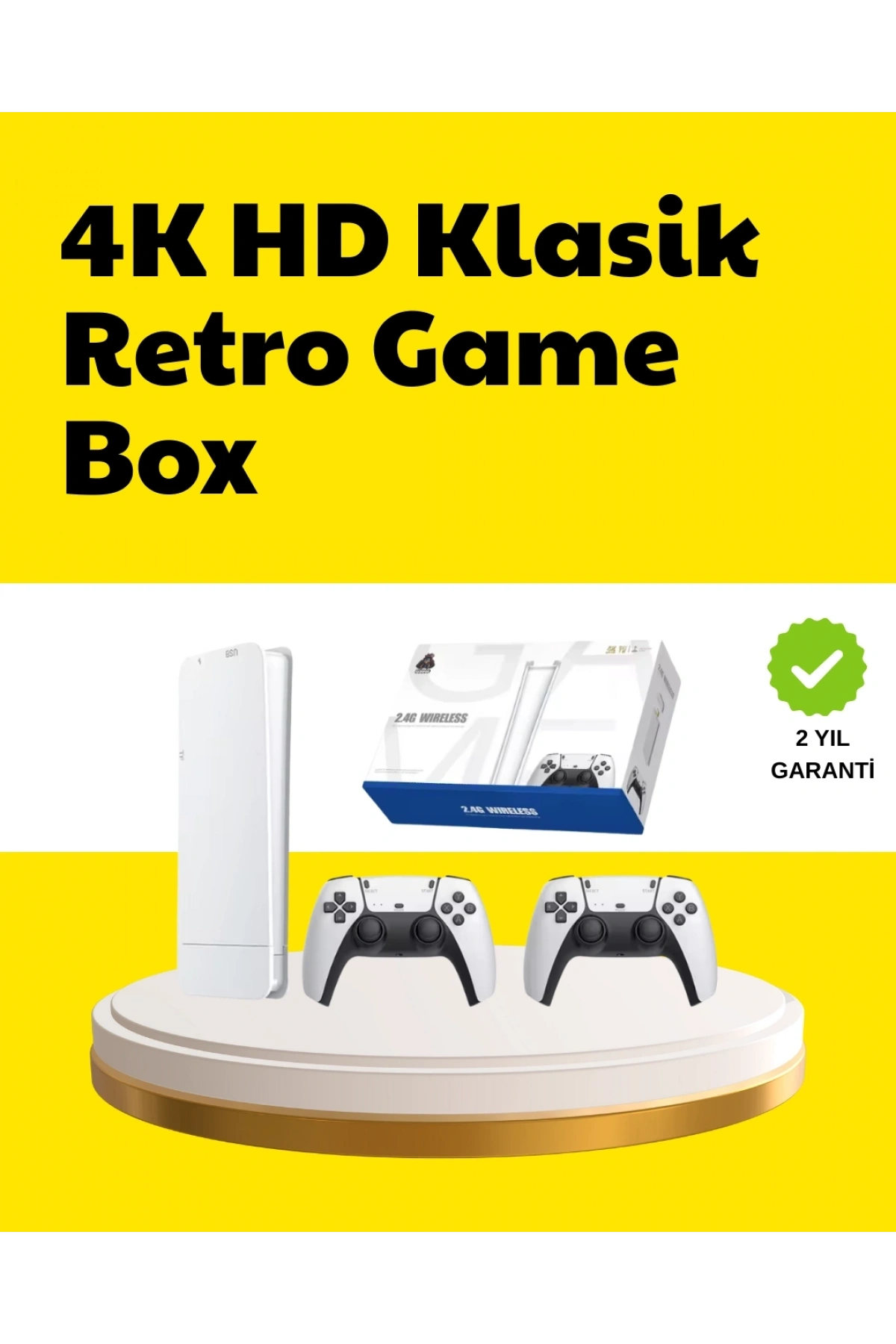 2 Kablosuz Kollu HDMI Uyumlu M15 Oyun Konsolu