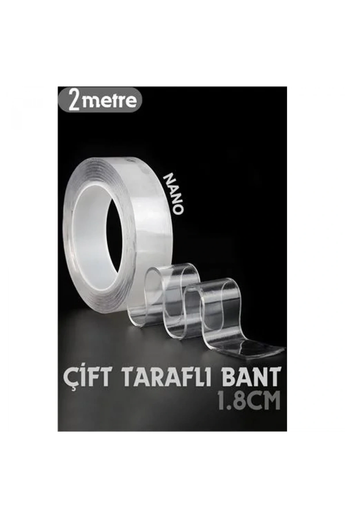 2 Metre Çift Taraflı Yapıştırıcı Bant Çivisiz Montaj 715471