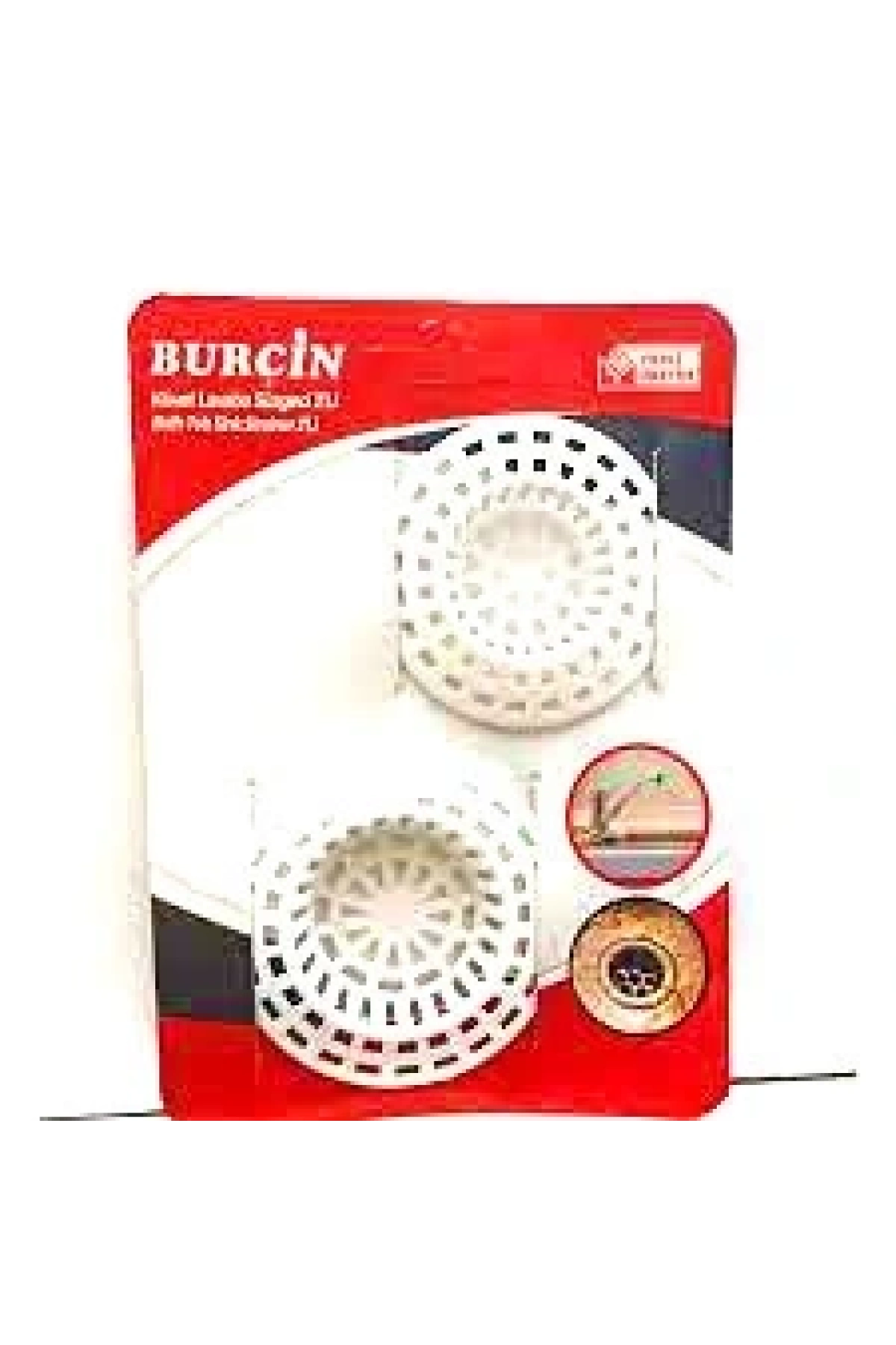 2 PARÇA PLASTİK KÜVET LAVABO SÜZGEÇ (5047)