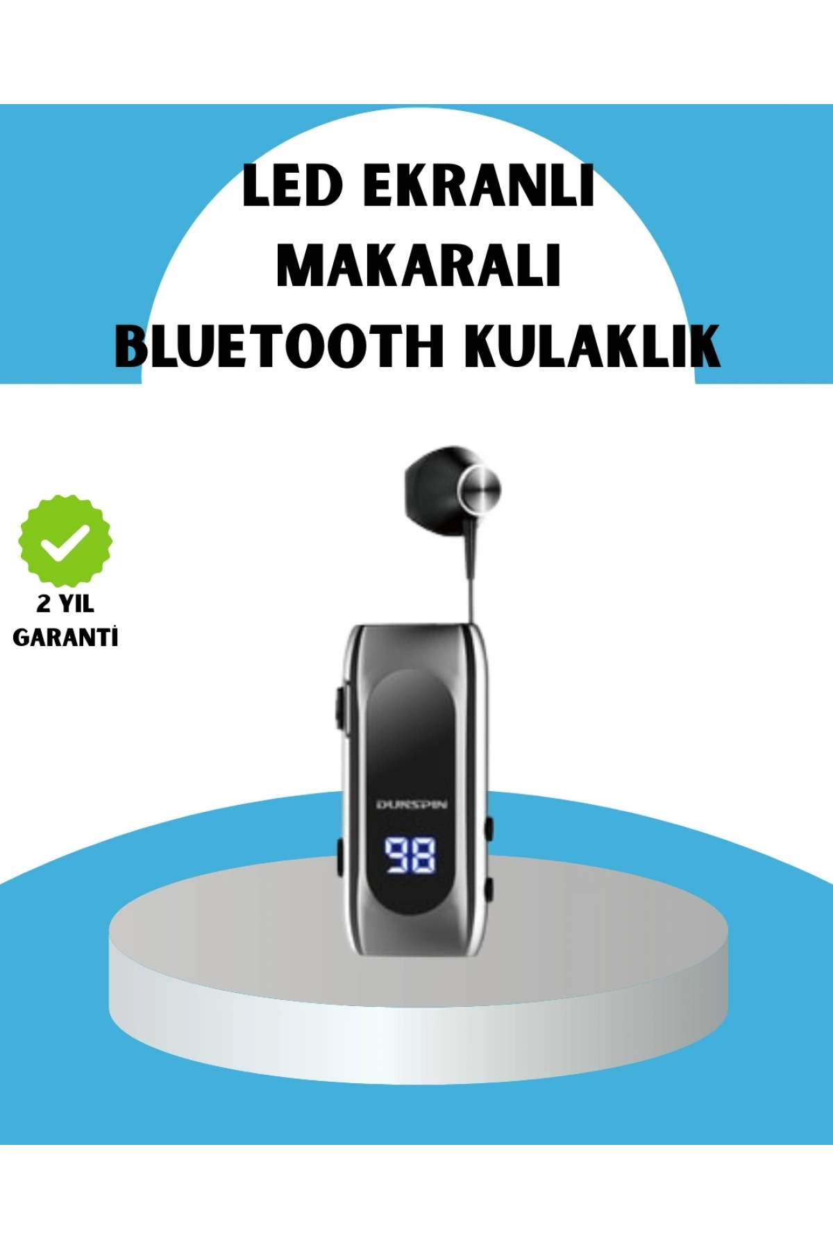 20 Dakikada Hızlı Şarj – Titreşimli Uyarılı Kablosuz Kulaklık