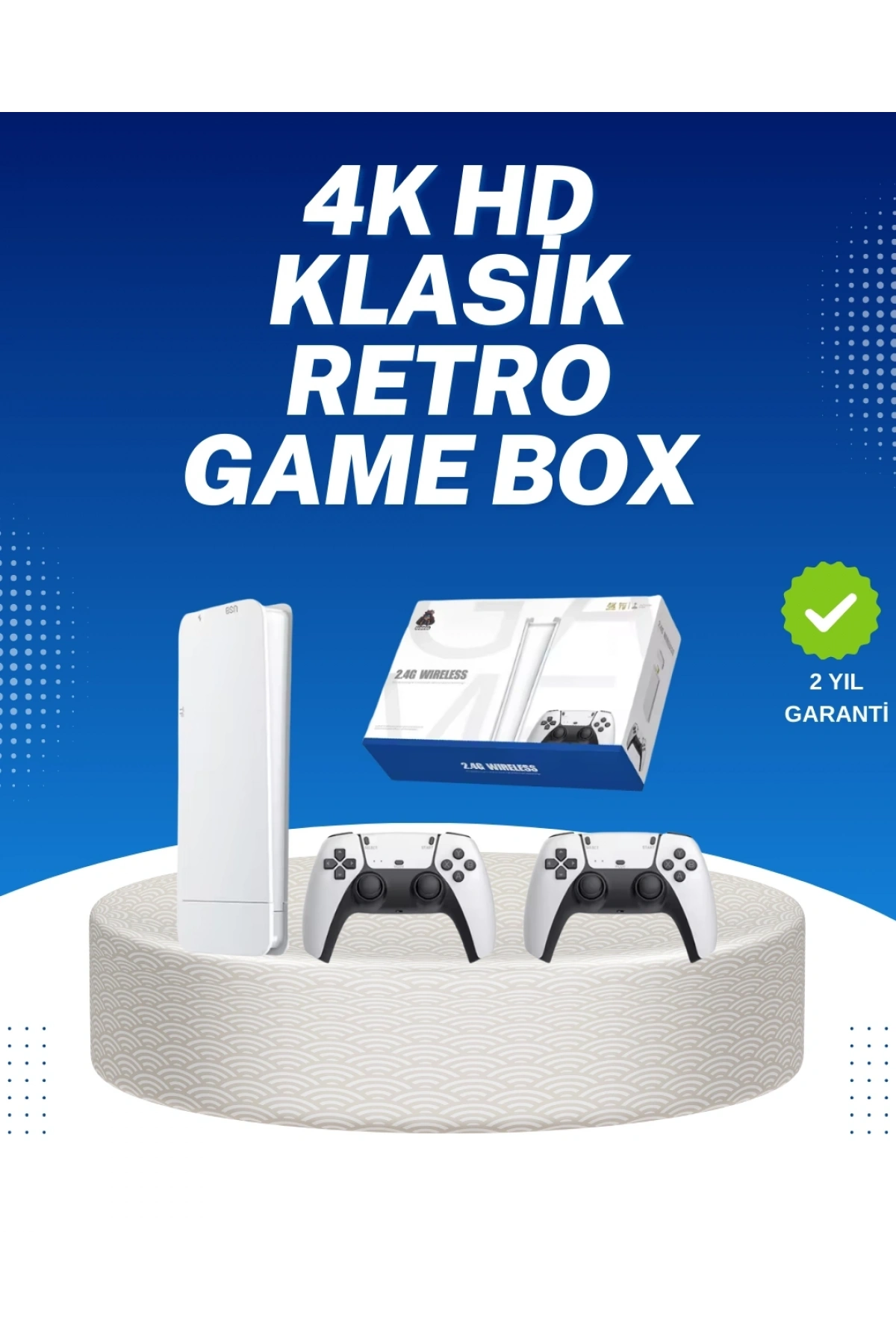 20.000 Klasik Oyun Dahili Kablosuz Kontrollü Oyun Kutusu