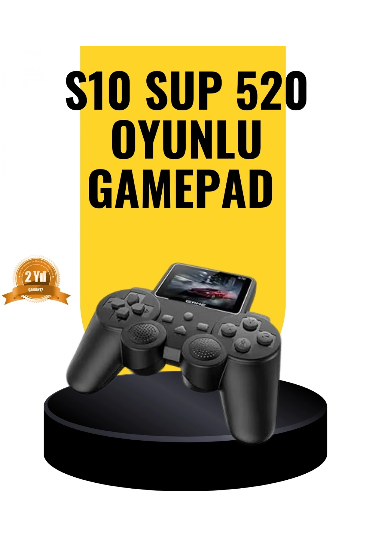 2025 A Kalite S10 Gamepad 520 Oyunlu TV Bağlantılı Retro Atari Konsolu