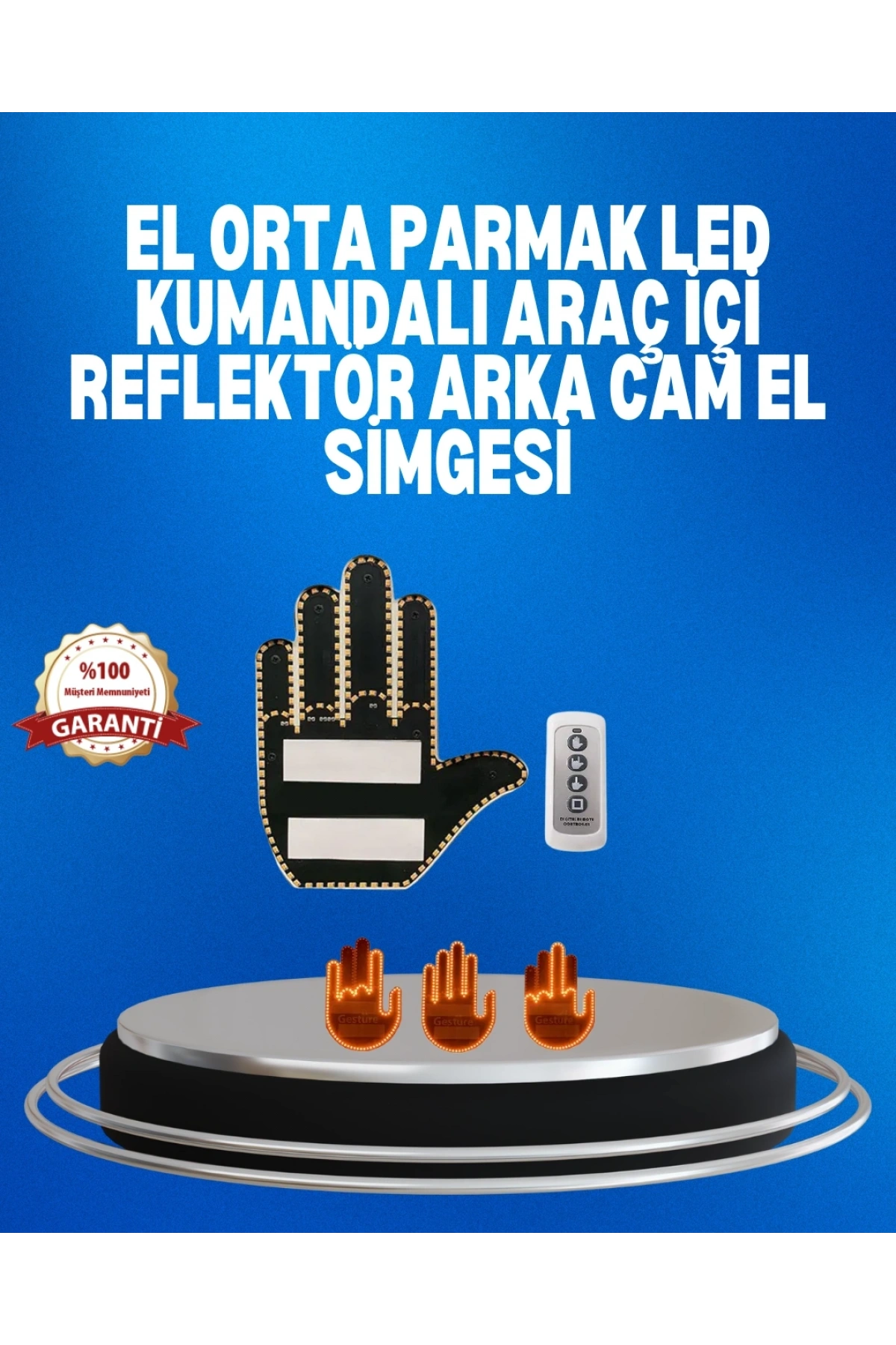 2025 Orijinal LED El Park Uyarı Sistemi Uzaktan Kumandalı