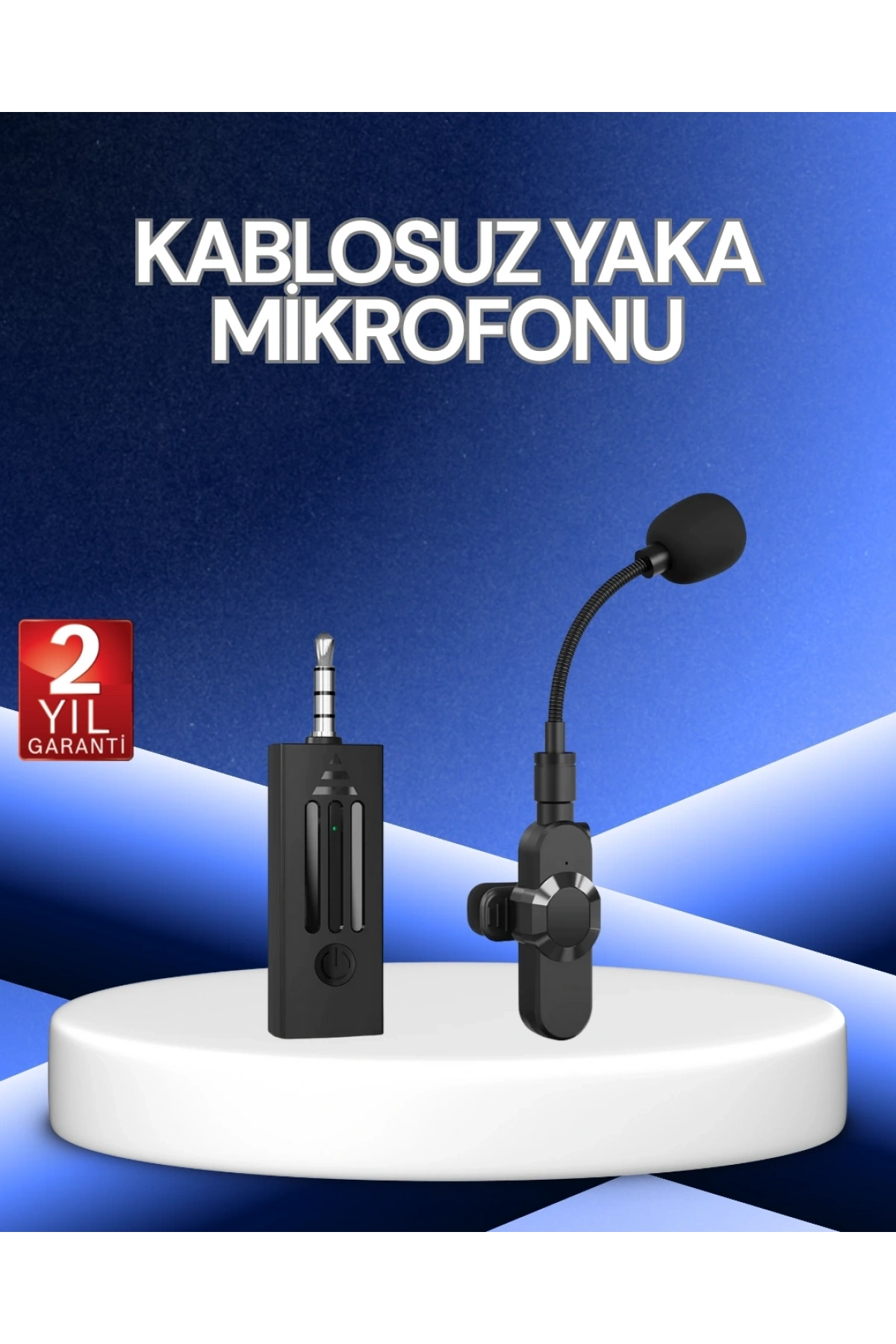 2.4 GHz Düşük Gecikmeli Kablosuz Ses Kayıt Mikrofonu