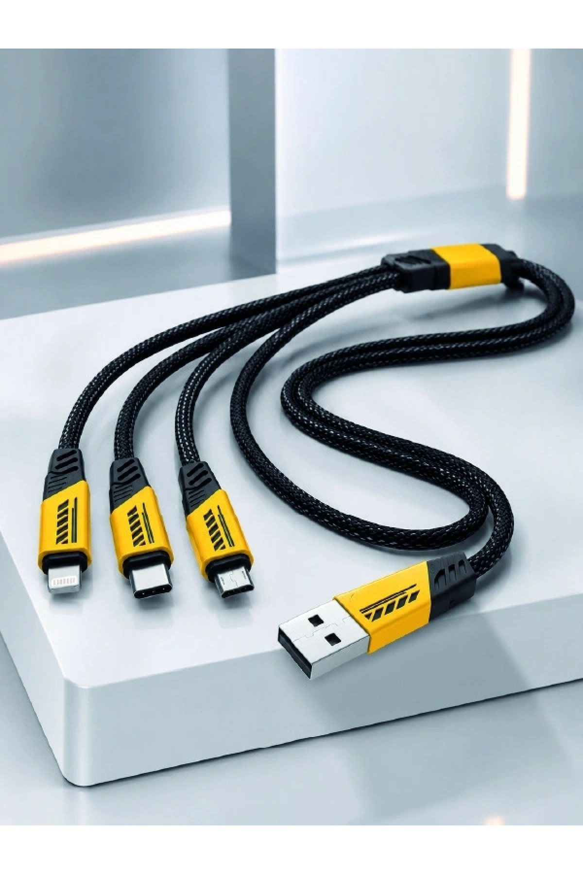 240W 3Ü 1 ARADA HIZLI ŞARJ KABLOSU