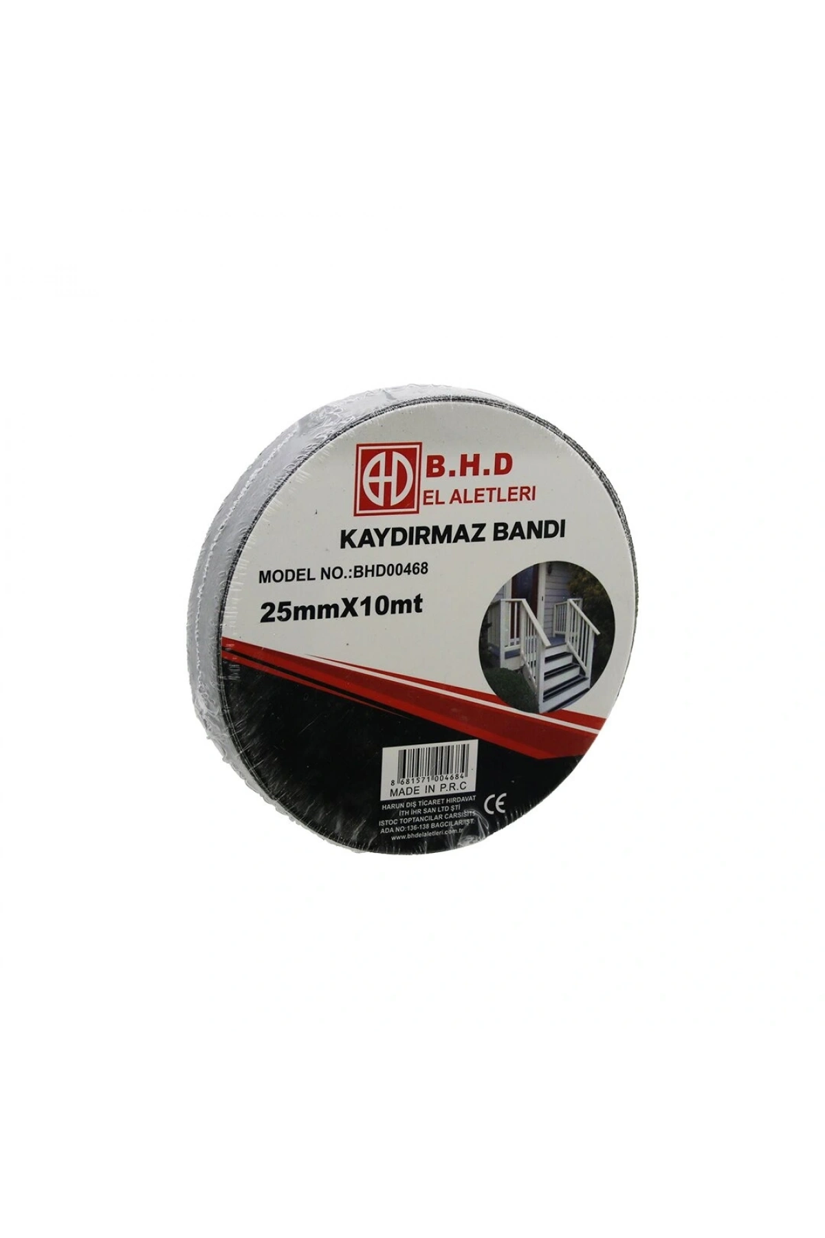 25MM X 10MT KAYDIRMAZ SİYAH BANT (5047)