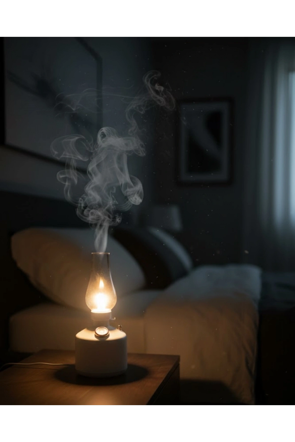 280 ml Retro Tasarım LED Işıklı USB Nemlendirici Aroma Difüzör