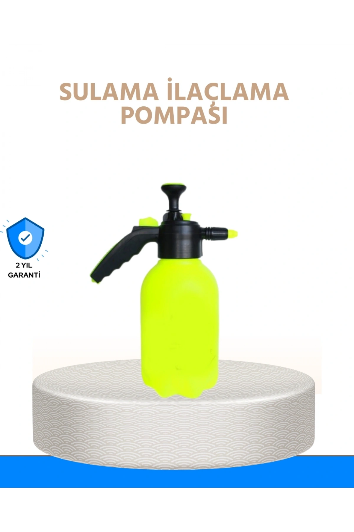 2L Bahçe ve Araç Temizlik Pompası Bakır Uçlu Basınçlı Sprey