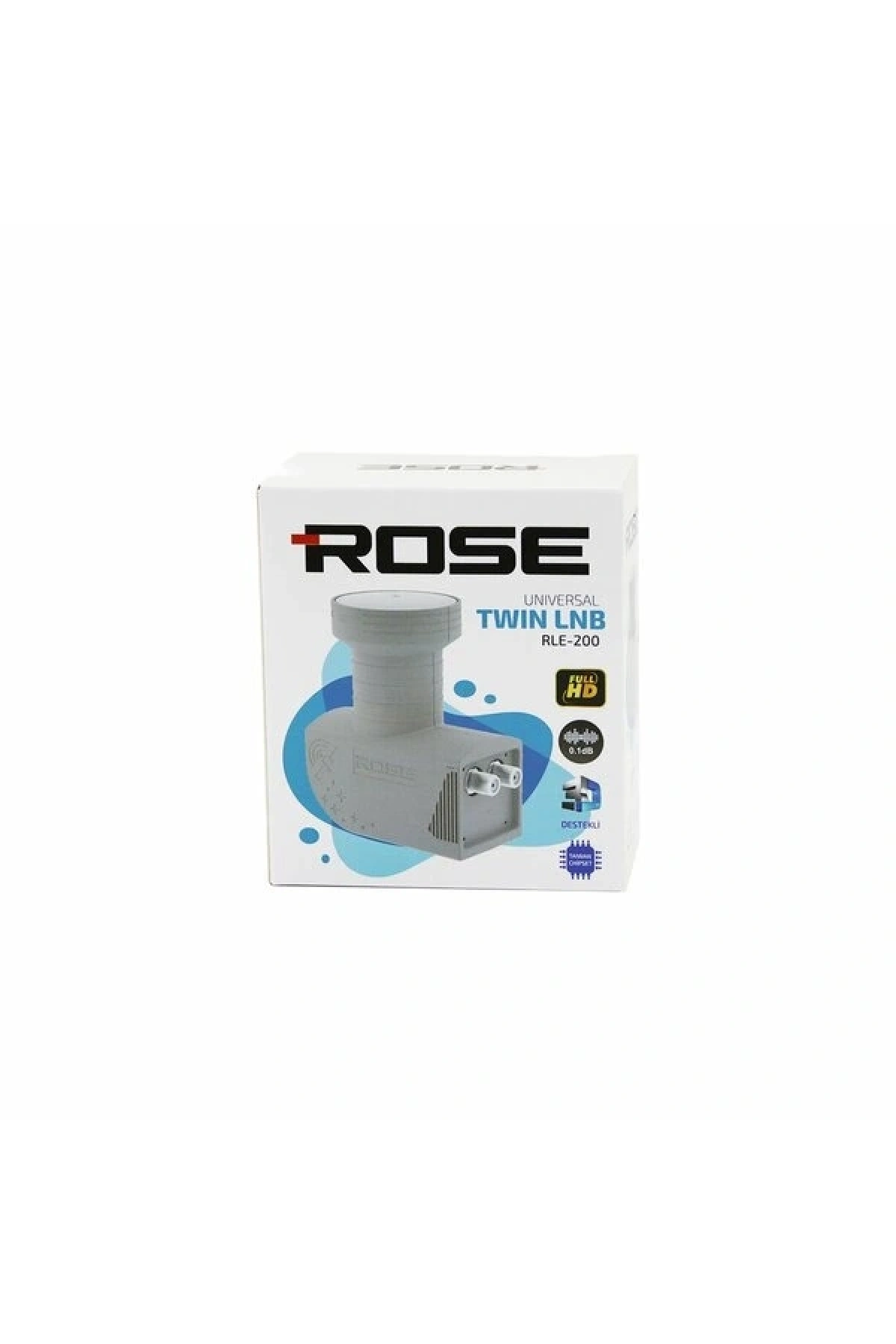 2Lİ UYDU LNB UNIVERSAL TWIN FULL HD - 3D - 0.1dB RLE-200 (5047)