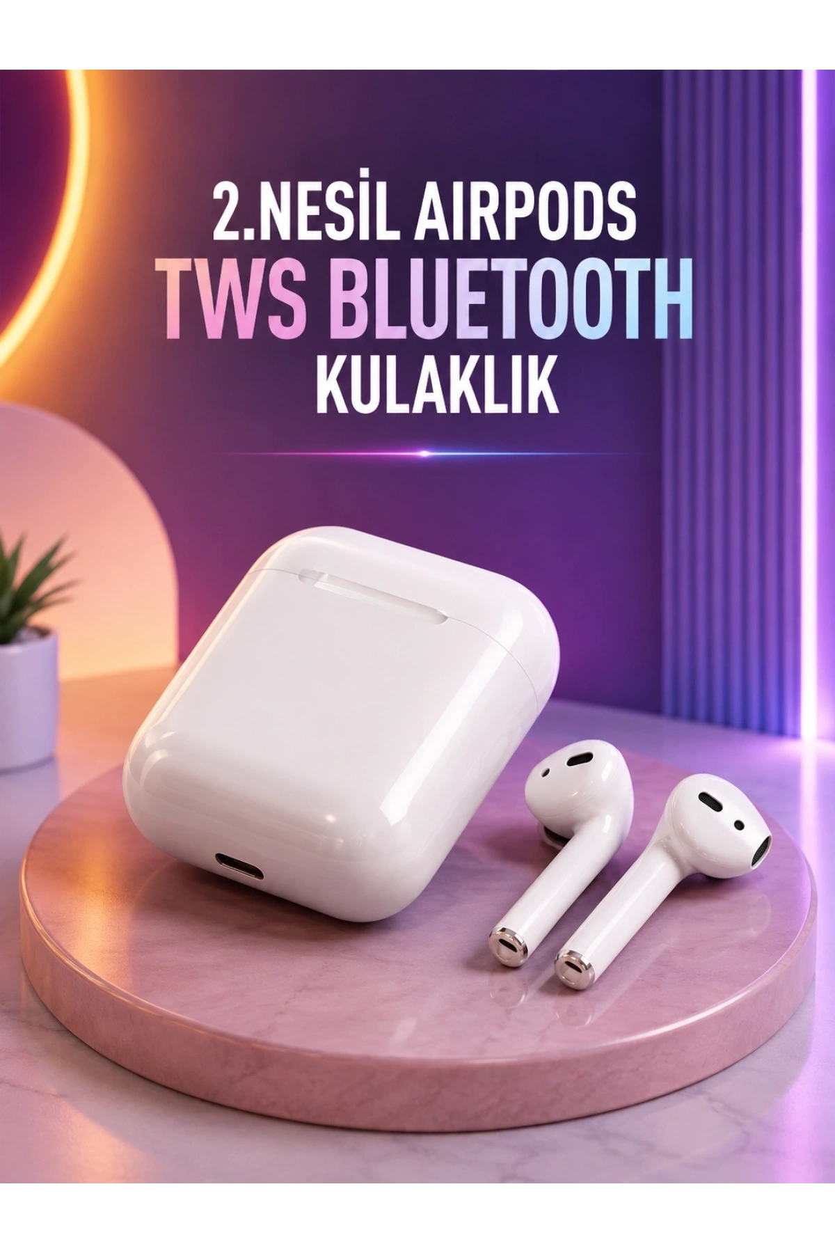 2.Nesil TWS Bluetooth Kulaklık Yüksek Ses Kaliteli