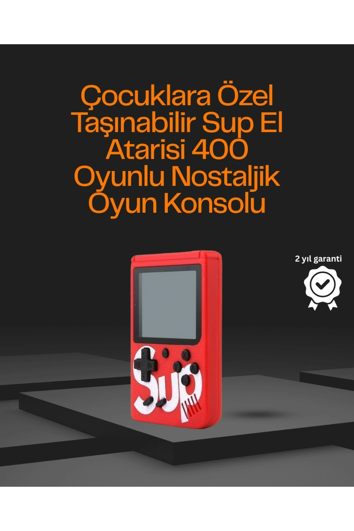 3 İnç Ekranlı Klasik Oyunlu El Konsolu